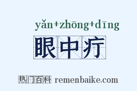 眼中疔是什么意思的图片